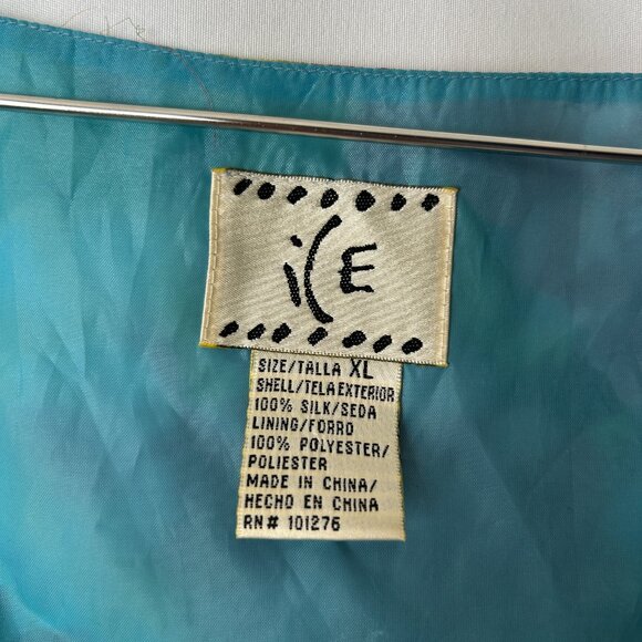 ICE Silk Baby Doll Floral Y2K Flutter Sleeve Fairycore Top XL - Picture 5 of 5